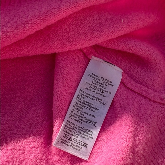 J.Crew Pink Collared Sweater Knit Top Size Small Pullover Long Sleeve Preppy - Picture 4 of 6